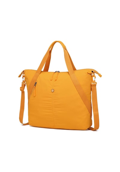 Smart Bags Mikro Poly Kumaş Büyük Boy Kadın Omuz Çantası 3335 Hardal
