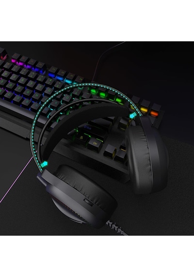 Dm T710 Rgb 7.1 Usb Mikrofonlu Gaming Oyuncu Kulaklığı