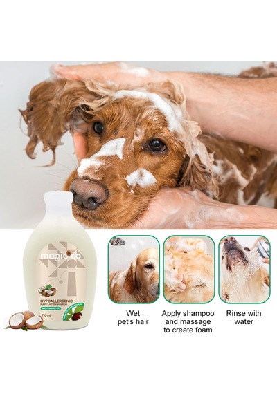 Hindistan Cevizli Hipoalerjenik Yavru Kedi Ve Köpek Şampuanı 710 Ml