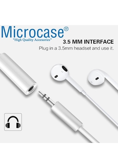 Huawei Mate 20 Pro Type-C Kulaklık Dönüştürücü 3.5 Mm Adaptör