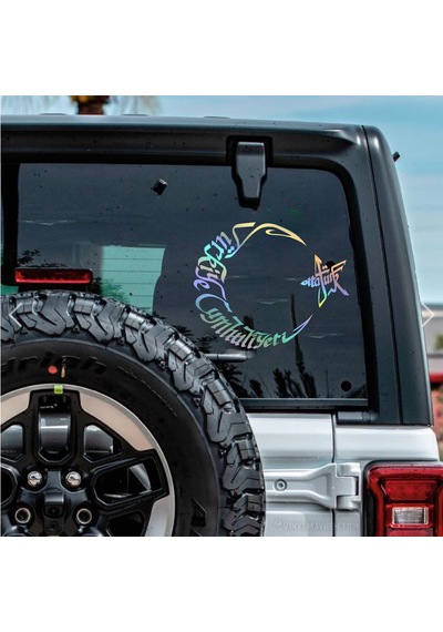 Ay Yıldız Türkiye Cumhuriyeti Atatürk Sticker - Araba Oto Cam Karavan Motosiklet Sticker - 00053 60X48 Cm