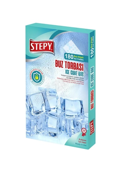 2 Adet Stepy Buz Torbası 18x10 Renkli