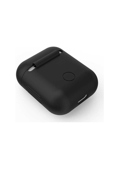Maks Technology Apple Airpods Uyumlu Kılıf Pastel Renkli Yumuşak Dokulu Standart Silikon Maks Koruyucu Kapak Sarı