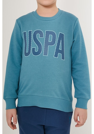 U.s. Polo Assn Strip Mavi Erkek Çocuk Eşofman Takımı