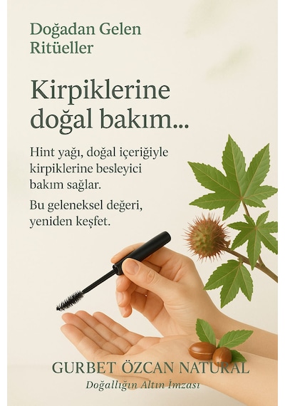 Hint Yağı %100 Saf Doğal Seyreltilmemiş 50 Ml Castor Oil