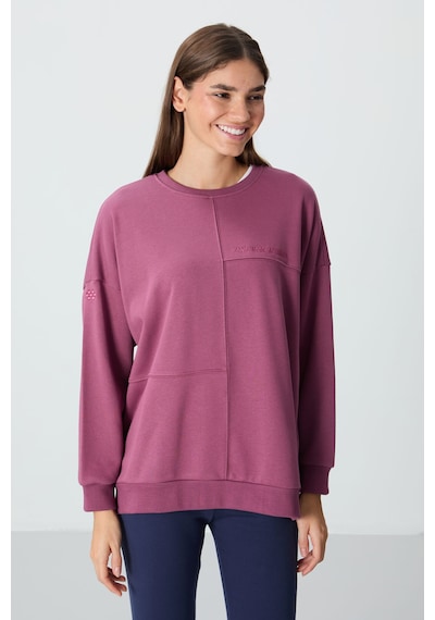 Tommy Life Soft Vişne Kompakt Pamuklu Kalın Pürüzsüz Dokulu O Yaka Oversize Fit Kadın Sweatshirt - 97288 Vişne Tommy Life Soft Vişne Kompakt Pamuklu Kalın Pürüzsüz Dokulu O Yaka Oversize Fit Kadın Sweatshirt - 97288 Vişne
