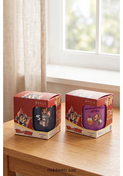Tom Ve Jerry 2'li Kupa Seti 250 Cc Çok Renkli