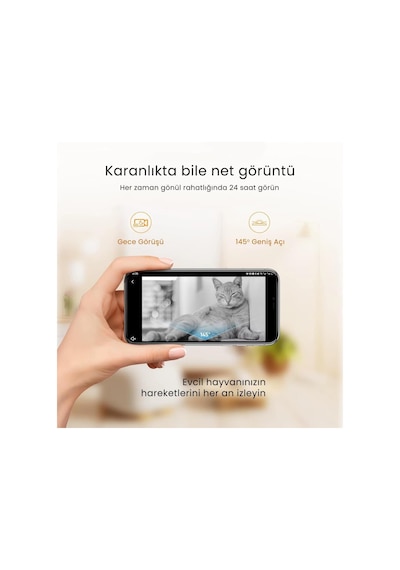 Petfit Autodine X 5l Wi-fi Kameralı Akıllı Otomatik Kedi Köpek Mama Kabı Besleme Ünitesi Sesli Komut+çelik Kase+app Kontrol