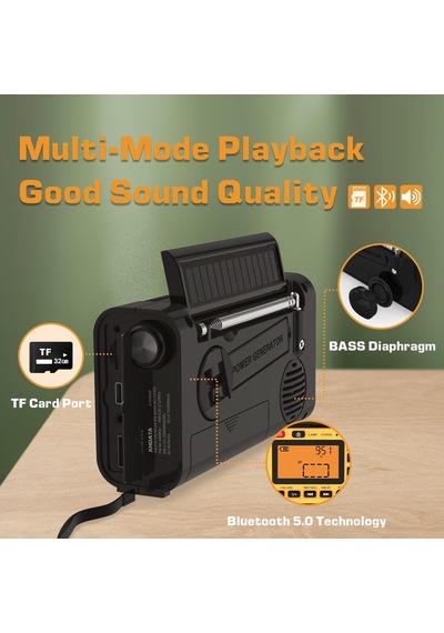 Tr D608wb Taşınabilir Radyo Acil Radyo Am Fm Sw Bluetooth İle
