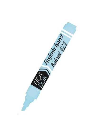 PICADOR DOLDURULABİLİR FOSFORLU KALEM 421 PASTEL MAVİ Diğer