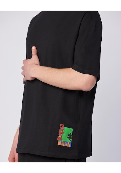Kappa Forit Tee Erkek Siyah Comfort Tişört