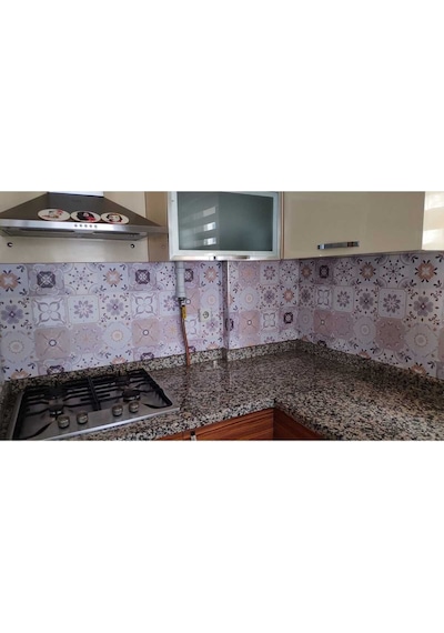 Mutfak Tezgah Arası Kendinden Yapışkanlı Folyo Kaplama Taş Desen Soft Vintage 60cmx100cm
