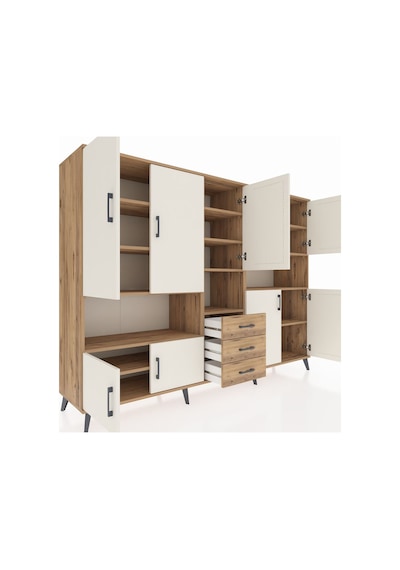 Hyperion Dolap 13 Raflı 3 Çekmeceli 9 Kapaklı 220x44x163 Çam-ayta Çam-aytaşı/çam Hyperion Dolap 13 Raflı 3 Çekmeceli 9 Kapaklı 220x44x163 Çam-ayta Çam-aytaşı/çam