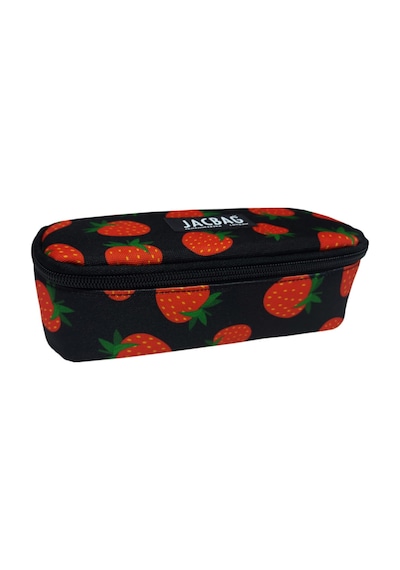 Jacbag Oval Pencil Case-oval Tip Geniş Iç Hacimli Siyah Kalem Kutusu Kalemlik Siyah
