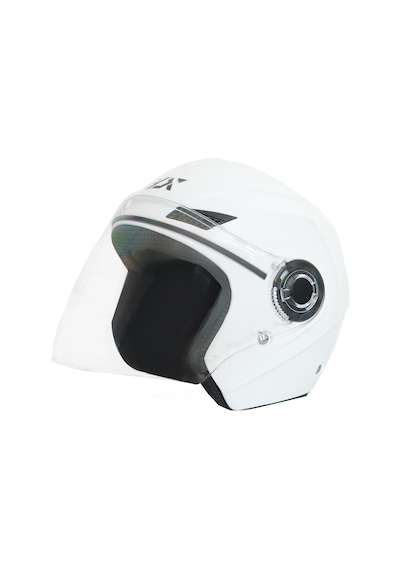 Gp Gx Mks005-Pw Şeffaf Vizörlü Motosiklet Yarım Kask Beyaz