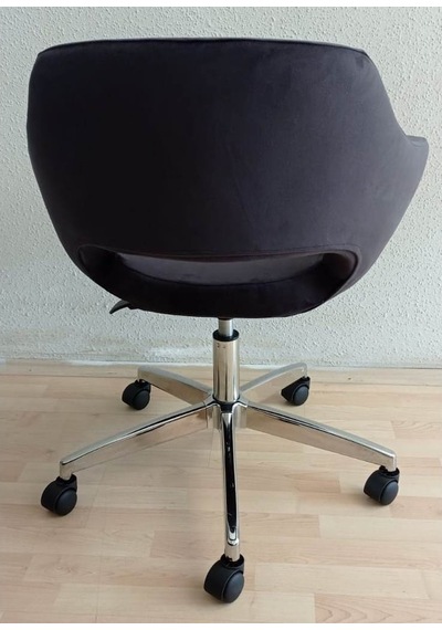 Kamusalmarket Büro Koltuğu Krom Yıldız Ayaklı Döküm Sünger