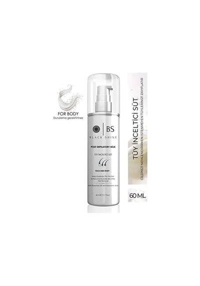 Black Shine Tüy Inceltici Ve Nemlendirici Süt Isırgan Otu & Hyaluronik Asit Özlü 60 Ml