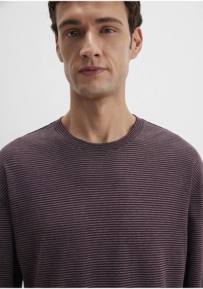 Mavi Loose Fit Bordo Erkek Uzun Kollu T-shirt M0613040-70434 Bordo