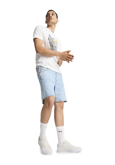 Puma Erkek Spor Tişört Graphics Photoprint Tee 68321302-Beyaz