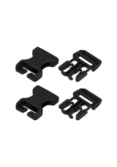 Ortlieb E135 Rack-pack Yan Tokalar (25mm) Siyah