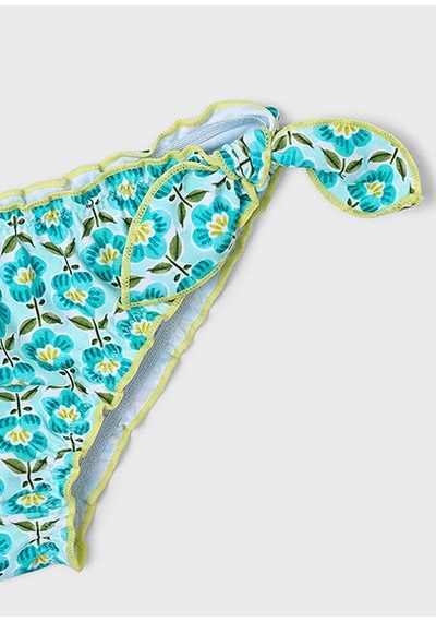 Mayoral Kız Çocuk Desenli Bikini Turkuaz - 03735