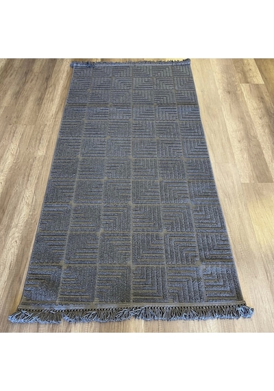 Hoom Rugs Design 1062 Antrasit Yumuşak Dokulu Desensiz İskandinav Halı Antrasit