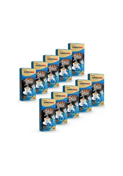 Espressomm® Premium Blue Alüminyum Kapsül Kahve-kafeinsiz! (100 A