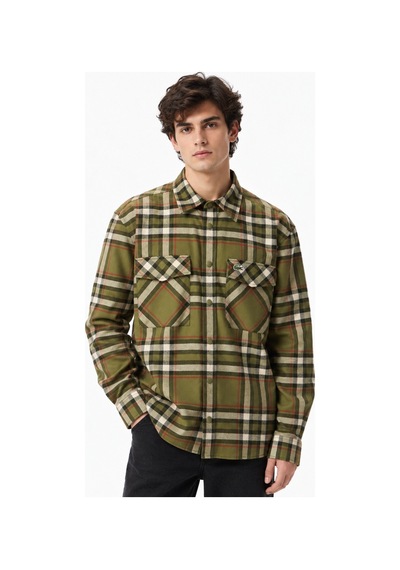 Lacoste Men's Relaxed Fit Button-down Linen Shirt Rahat Kesim Pamuklu Kareli Erkek Çıt Çıt Düğmeli Gömlek Yeşil Lacoste Men's Relaxed Fit Button-down Linen Shirt Rahat Kesim Pamuklu Kareli Erkek Çıt Çıt Düğmeli Gömlek Yeşil
