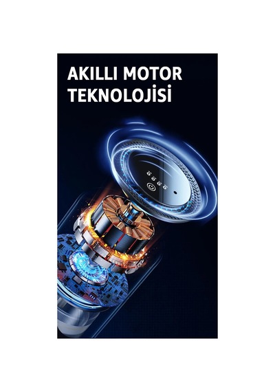 Robeve Buhar Makinesi Şarj Edilebilir 4 Modlu Akıllı Araç Aroma Difüzörü Hava Nemlendirici, Otomatik Açılma Özellikli & Ortam Aydınlatmalı