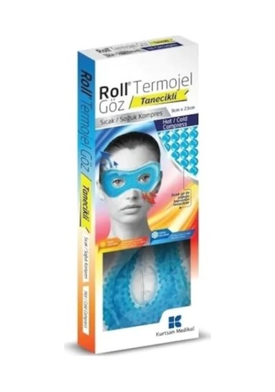 Roll Göz Termojel Tanecikli Sıcak Soğuk Kompres 9 x 23 CM