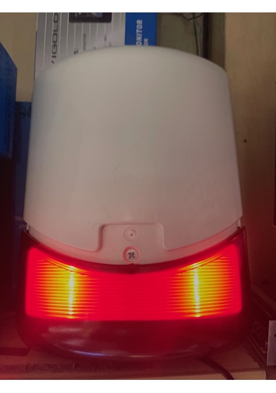 Caydırıcı Sahte Fake Alarm Siren 220v Kırmızı Led