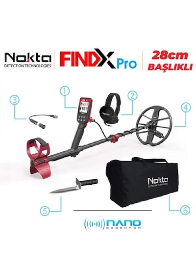 Fındx Pro Metal Dedektörü Su Geçirmez
