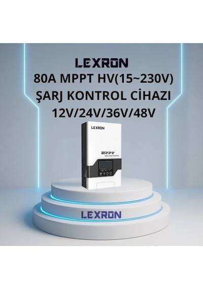Lexron 80a Hv 15 230v Mppt Şarj Kontrol Cihazı