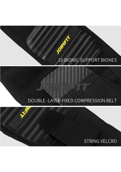 Postür Düzeltme Ve Bel Destekleme, Dik Duruş Korsesi Ve Ağırlık Kemeri Siyah Large