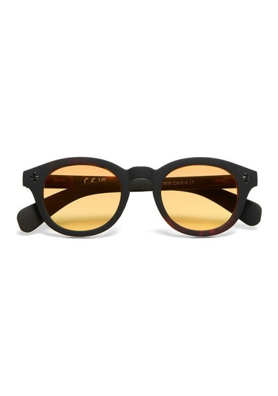 Okkia Milano Unisex Güneş Gözlüğüsiyah Havana / Lens : Sarı Siyah