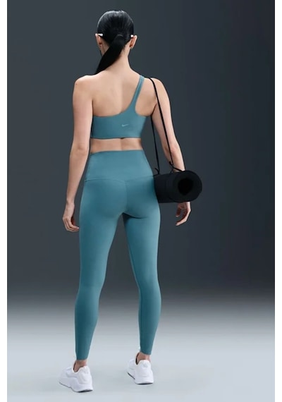 Nike Training Zenvy Dri Fit High Rise 7/8 Rib Leggings Green Kadın Fitilli Yüksek Bel Spor Tayt Yeşil