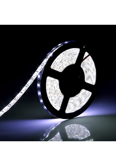 Led Şerit 5 Metre 2835 Dc 12v 6500k Beyaz Işık 60led/m Ip65 Dış Mekan Uygun Aydınlatma Hortum Kendinden Yapışkanlı