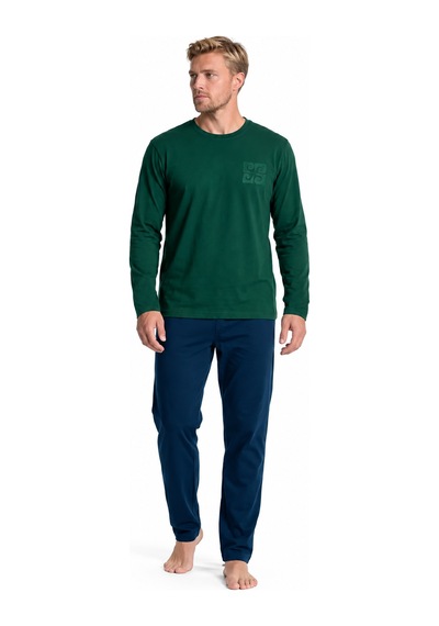 Pierre Cardin 6155 Erkek Uzun Kollu Bisiklet Yaka Pijama - Xl / Lacivert