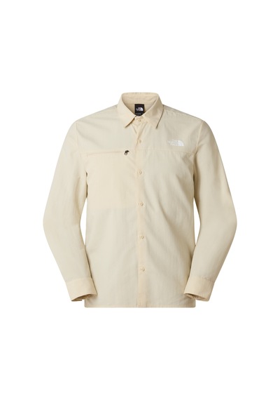 The North Face Packable Long Sleeve Erkek Gömlek C-the0a8ftrdomdom Bej
