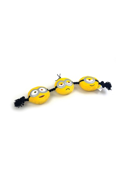 Happy Pet Minions 3-head Rope Tug Lisanslı İpli Köpek Oyuncağı