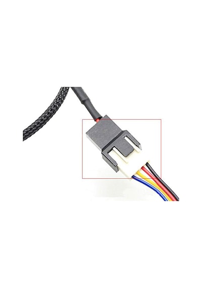 SATA Power To 4 Port Y 2 Pin Fan Çevirici PWM Çoklayıcı Splitter