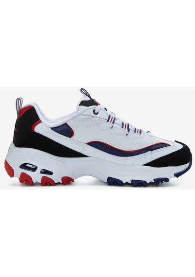 Skechers D'Lites - Varsity Spirit Kadın Beyaz Sneakers 149781 Wnvr Beyaz