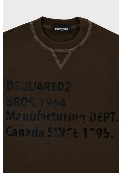 Dsquared2 Çocuk Sweat Dq0209-d002y Green Haki