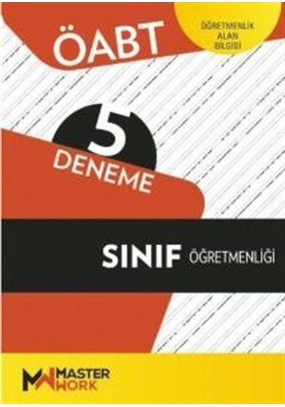 ÖABT Sınıf Öğretmenliği - 5 Deneme- Masterwork
