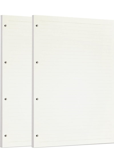 Organizer -Ajanda Yedeği Çizgili Tarihsiz 4 Delikli 15 x 21 CM