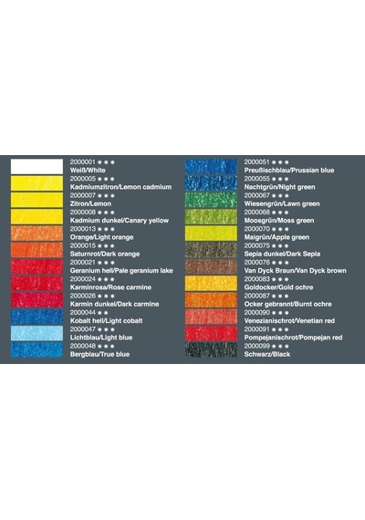 Lyra Rembrandt Polycolor Kuru Boya Seti 24 Renk