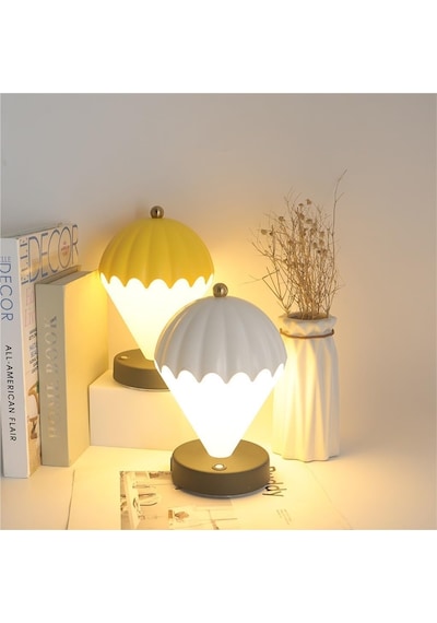 Şarjlı Dokunmatik Led Masa Lambası Type-c Şarjlı Dekoratif Gece Lambası Masaüstü Ortam Aydınlatması Modern Tasarım Taşınabilir Komodin Lambası Ev Ofis Yatak Odası İçin Pc-8300 Beyaz Diğer Şarjlı Dokunmatik Led Masa Lambası Type-c Şarjlı Dekoratif Gece Lambası Masaüstü Ortam Aydınlatması Modern Tasarım Taşınabilir Komodin Lambası Ev Ofis Yatak Odası İçin Pc-8300 Beyaz Diğer