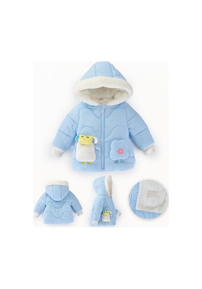 Miniğimin Cicileri 9-24 Ay Kuzucuk Kapitone İçi Welsoft Kaban Mont - Bebe Mavi Bebe Mavi-53691 Miniğimin Cicileri 9-24 Ay Kuzucuk Kapitone İçi Welsoft Kaban Mont - Bebe Mavi Bebe Mavi-53691