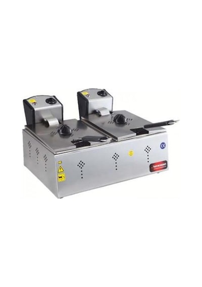 Karacasan Endüstriyel 5000 Wat Çiftli 5+5 Litre Elektrikli Fritöz Krcs.efe.55 Karacasan Endüstriyel 5000 Wat Çiftli 5+5 Litre Elektrikli Fritöz Krcs.efe.55