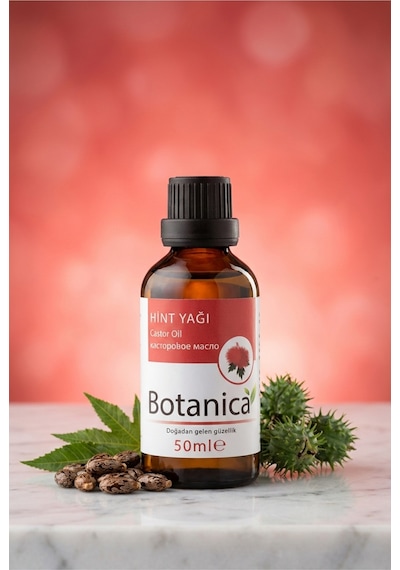 Botanica %100 Saf Hint Yağı Tırnak Güçlendirici Saç Kökü Besleyici Doğal Bitkisel Bakım Damla 50 Ml 50 ML